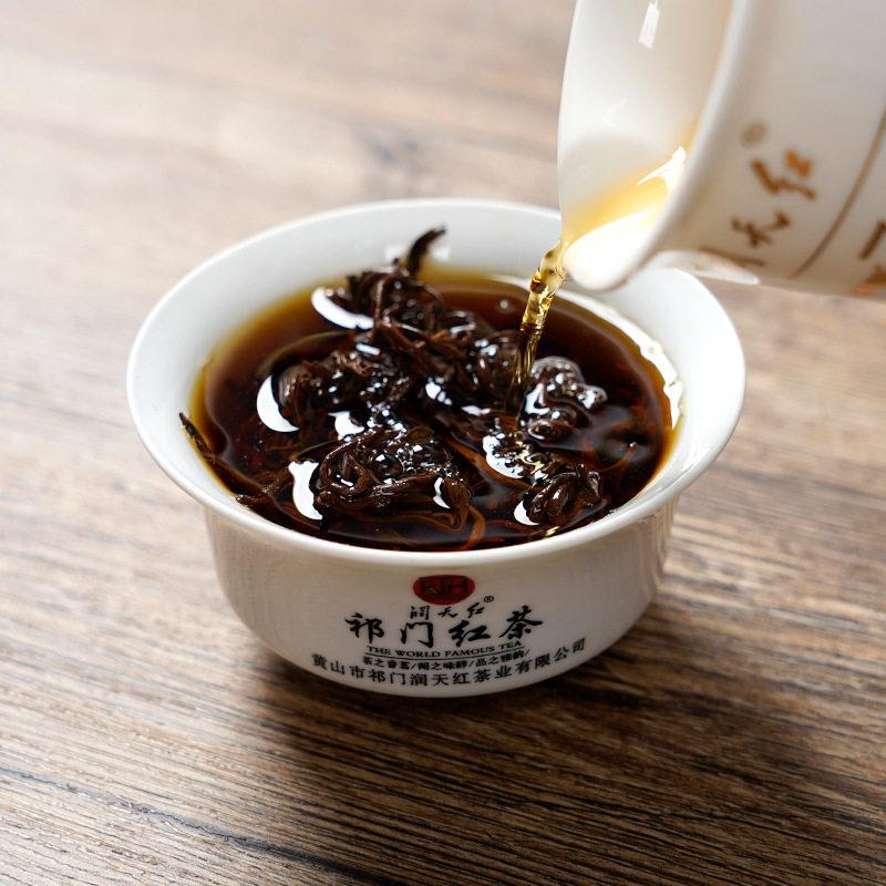 祁红香螺安徽黄山祁门红茶办公室口粮茶棋牌室用茶