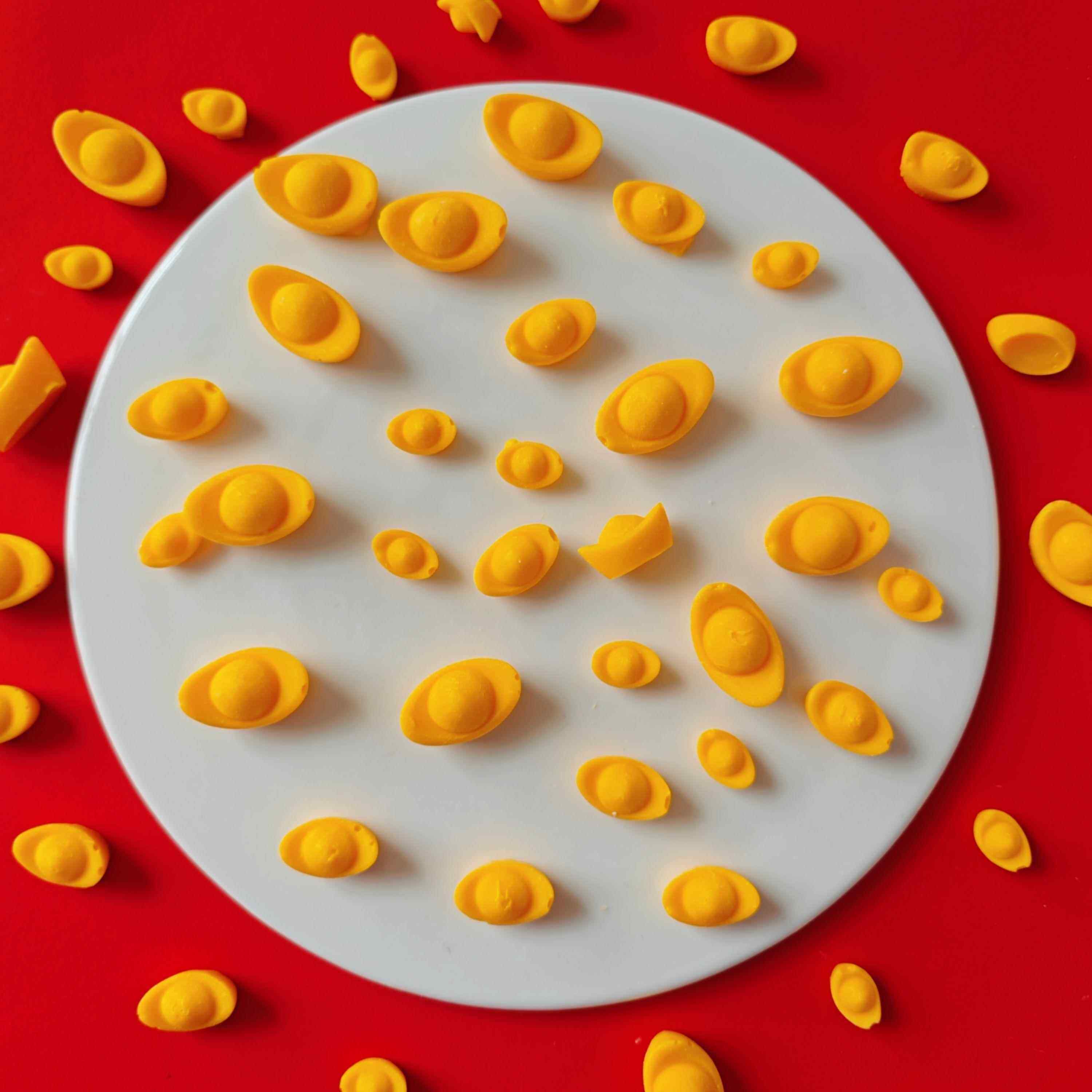 巧克力小元宝新年发财蛋糕装饰摆件金元宝甜品烘焙元旦插件配件