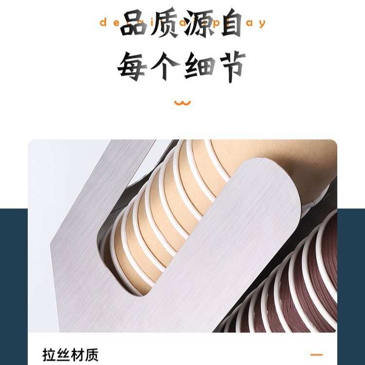 不锈钢奶茶店专用杯架打包一次性纸杯吸管收纳盒吧台分杯架放置架