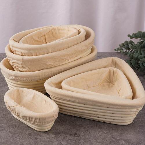 Bread basket rattan basket fruit basket round rattan bowl