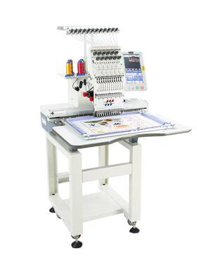 天刺工厂秀直销单头2针绣花机3550C*M成衣平绣1帽VNT绣打样刺绣机