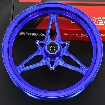 PTENG前轮毂12寸uqi小牛n1s九号机械师UBE雅迪电动车10寸前轮钢圈