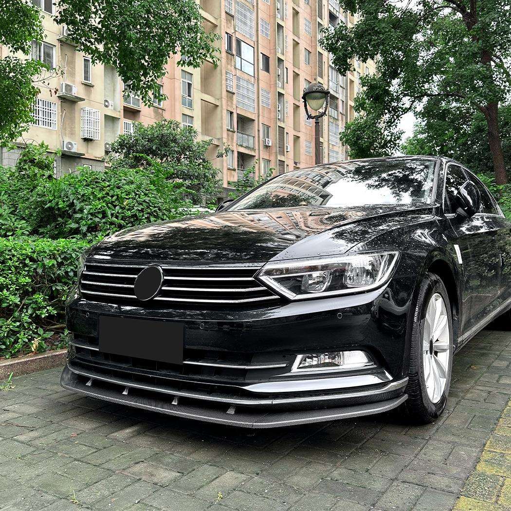 适用大众迈腾(海外帕萨特)蔚揽 Passat B8前杠前唇前铲跨境改装