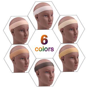 Grip Adj Non Wig Silicone Band Transparent Slip Headband