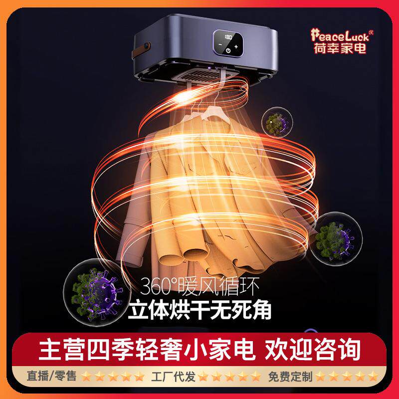 迷你烘干机便携式家用小型干衣机可暖被子宿舍哄衣桌面取暖器