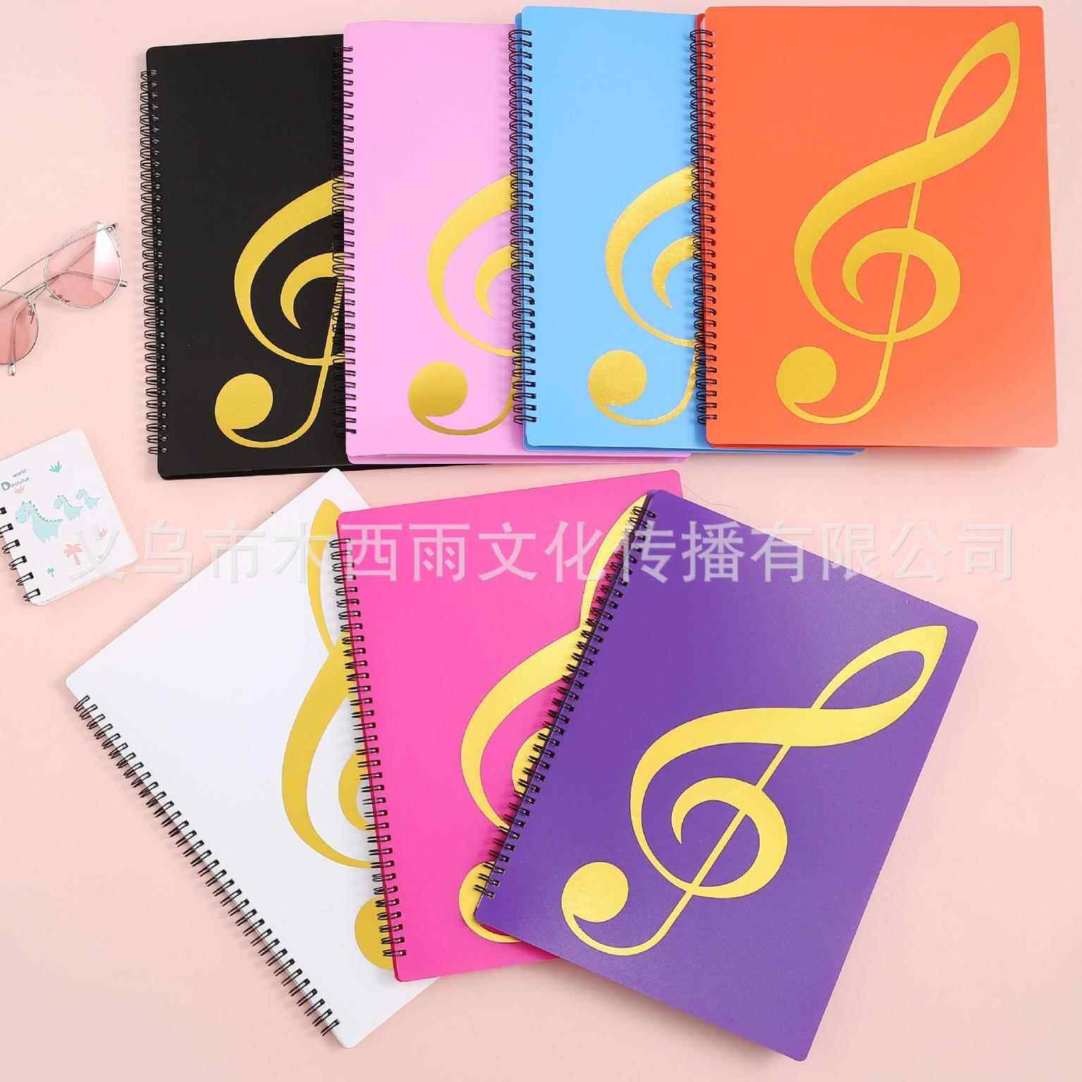 谱夹A4可修改钢琴曲谱本乐谱本音乐曲谱夹子谱夹音乐