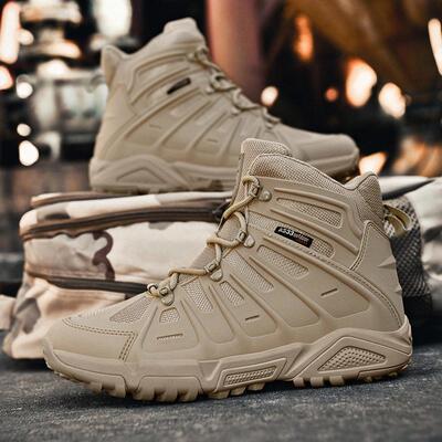作战靴登山鞋防滑大码靴 boots outdoor leisure hiking boots