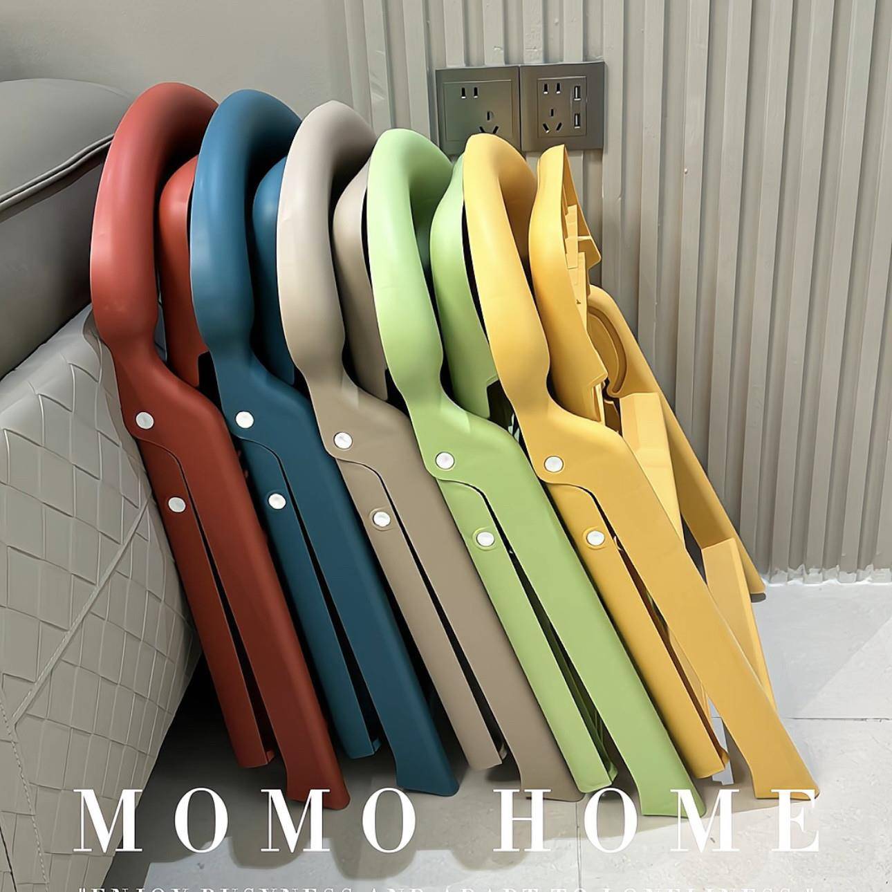 Momo家加厚折叠式靠背椅儿童区小板凳