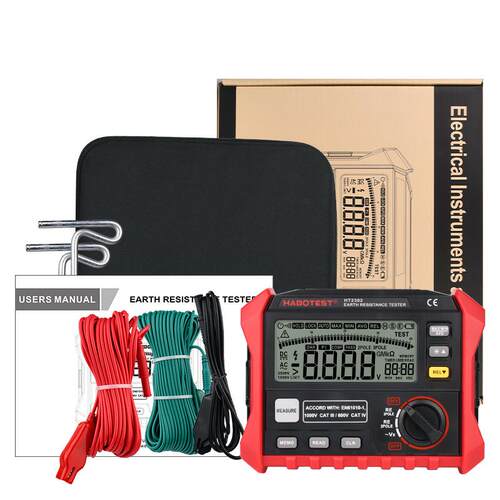 HABOTEST工厂店HT2302接地电阻仪Earthresistancetester