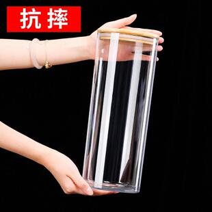 pet塑料瓶食品级密封罐物容器杂粮收纳瓶咖啡豆保存罐陈皮储存罐