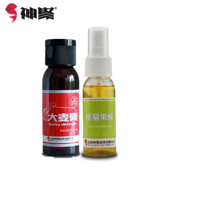 药聚钓饵神野诱钓鱼添加剂用品垂钓食山西剂鱼饵大麦小料鲤膏鲫鱼