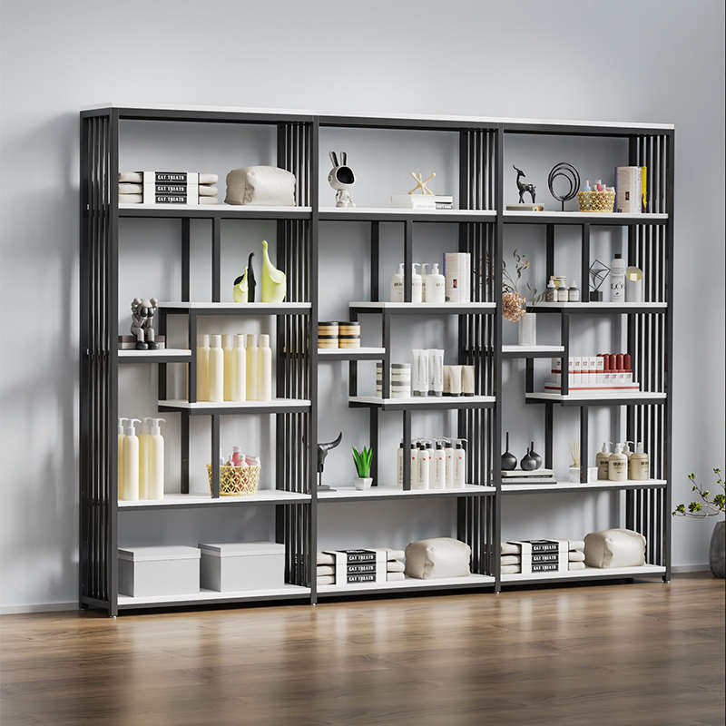 轻奢货架多层展示架化妆品美甲陈列架商用置物架摆件样品落地展柜