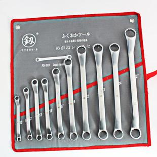 3900 手动五金工具FO 福冈梅花扳手10件套 两用汽车维修扳子