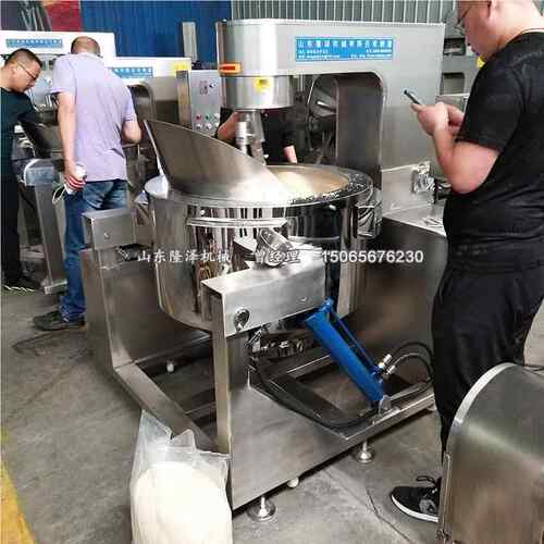 谷杂粮NBD面粉炒锅五 自动油茶面锅 电磁加热凉炒粉炒制全机器设