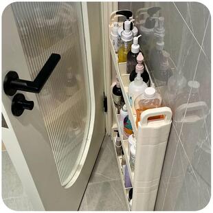 门后置物架房所间小卧推车室门后超薄收纳柜厕浴室韩风床i边0022