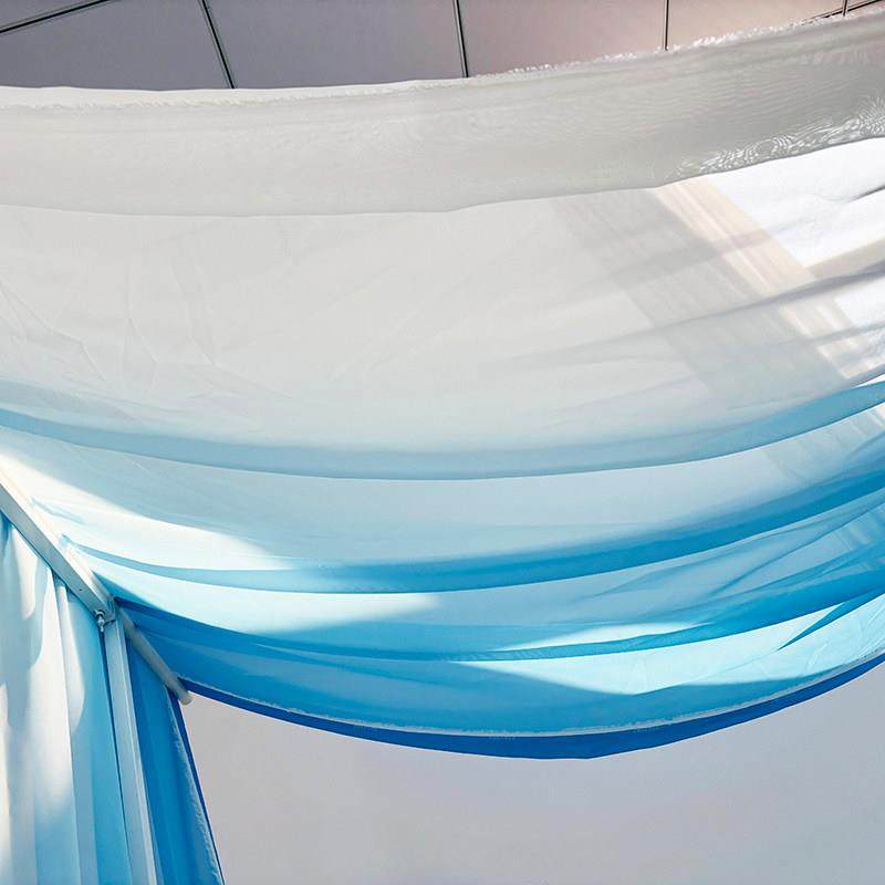 蓝色渐变半透明雪纺幼儿园环创布置活动背景布料装饰吊顶纱幔飘逸,节庆用品/礼品,节庆布艺用品,淘宝优惠券,粉丝福利购,淘宝优惠卷