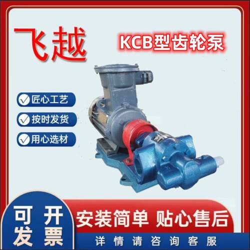 kcb-100齿轮泵铸铁齿轮油泵电动卧式输油泵