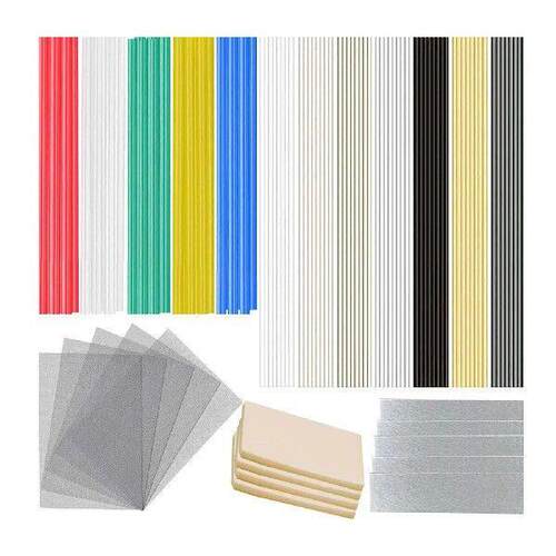 106Pcs Plastic Welding Rods Garage Soldering Equipment Home