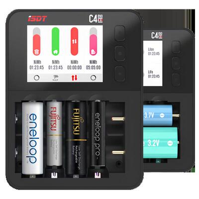 艾斯特ISDT C4EVO智能充电器柱状电池 NiMH NiCD 18650锂离子电池