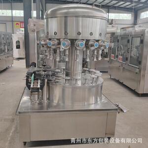 全自动酒水灌装机回转式白酒定量灌装机负压白酒灌装机
