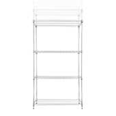 仓库不锈钢置物架镀铬线网货架 车间防静电带轮子移动物料架直供