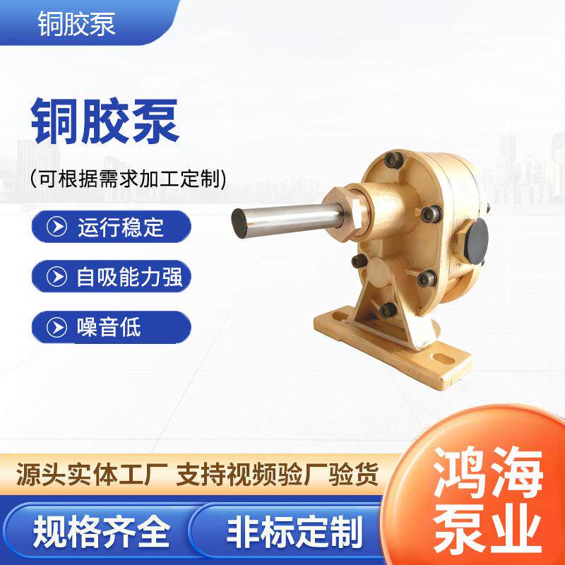 胶水齿轮泵铜胶泵全铜抽胶泵水泵高粘度热熔胶树脂输送泵热销跨境