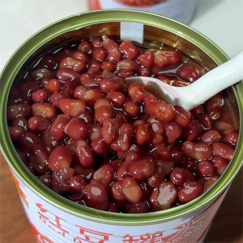 正宗红豆罐头红豆双皮奶红豆蜜豆刨冰糖水蜜红豆红小豆四果汤奶茶
