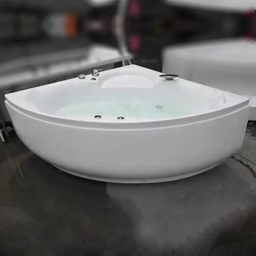 三角形扇形按摩浴缸款亚克力成人双人小户型转角恒温浴盆Jacuzzi
