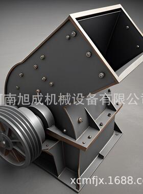 家用电锤式破碎机混凝土建筑垃圾石料石块水泥块制砂机石灰石破碎