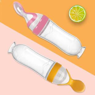 Feeding Squeezing Silicone born Training Bottle Baby