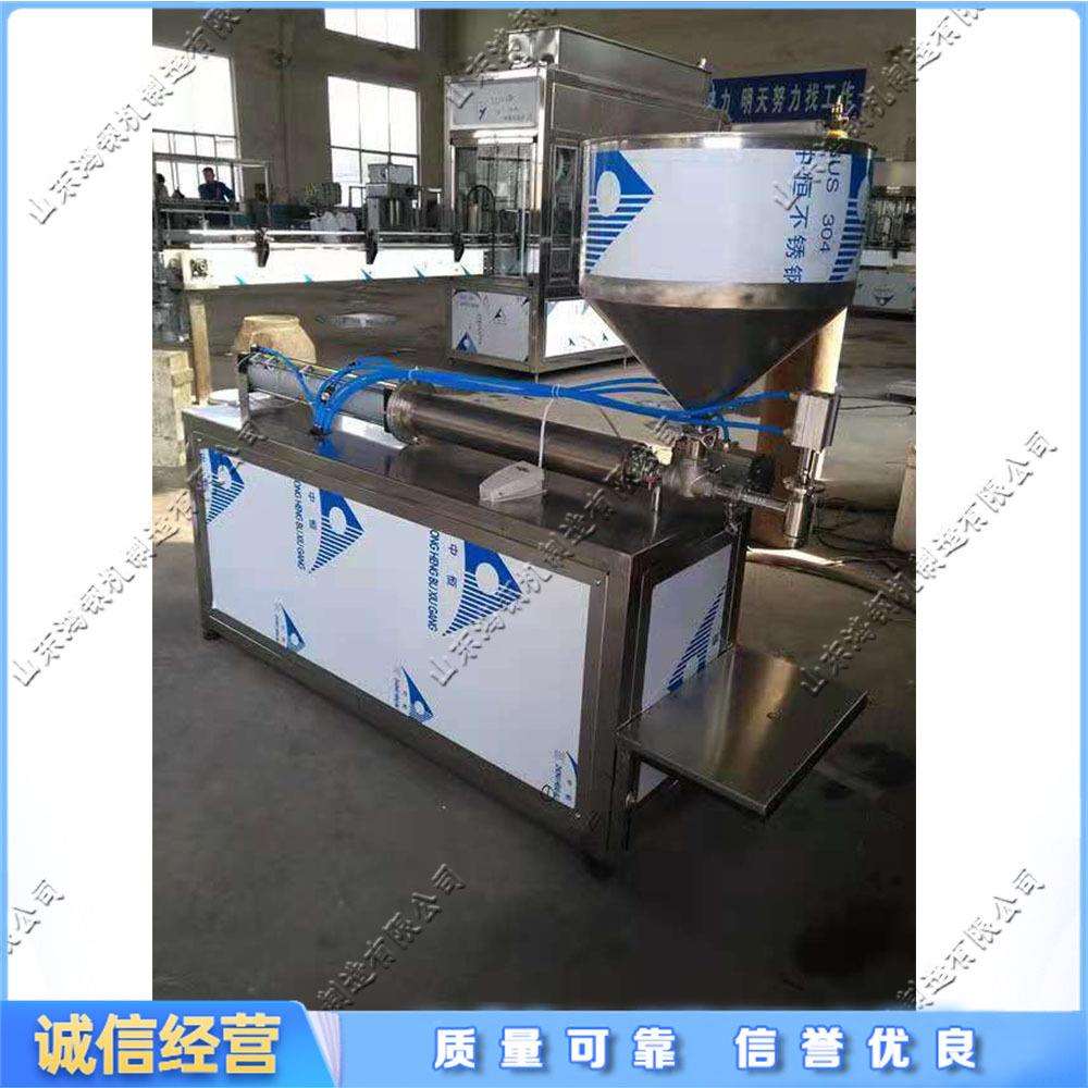 气动粘稠类液体灌装机 不锈钢单头膏体灌装机 洗涤化妆用品灌装机