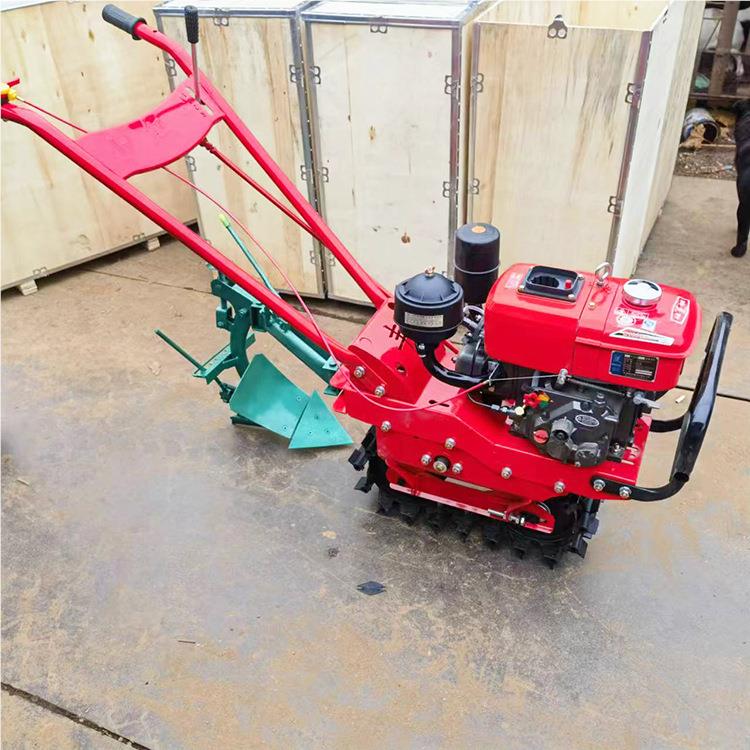 微耕小牛施耘耕机 17趟风冷红柴22油地犁地机170型汽油播种肥机