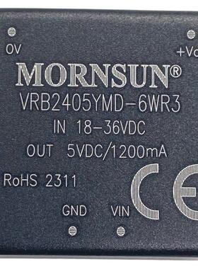 VRB2405YMD-6WR3金升阳DC-DC电源模块18-36V转5V1.2A原装可直拍
