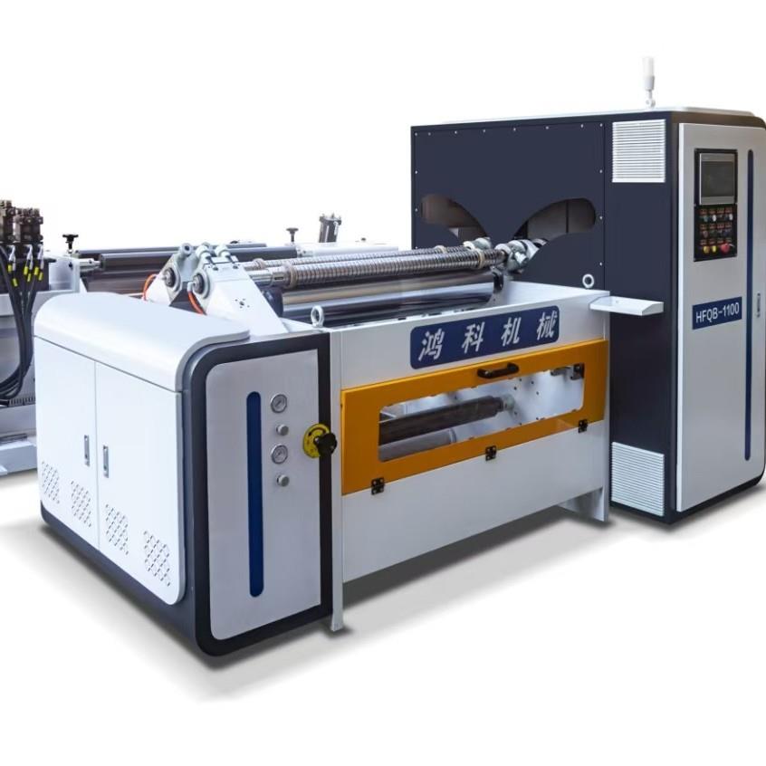 全自动胶带无纺布分切机厂家 吸管纸纸杯分条机 pvc薄膜分切机