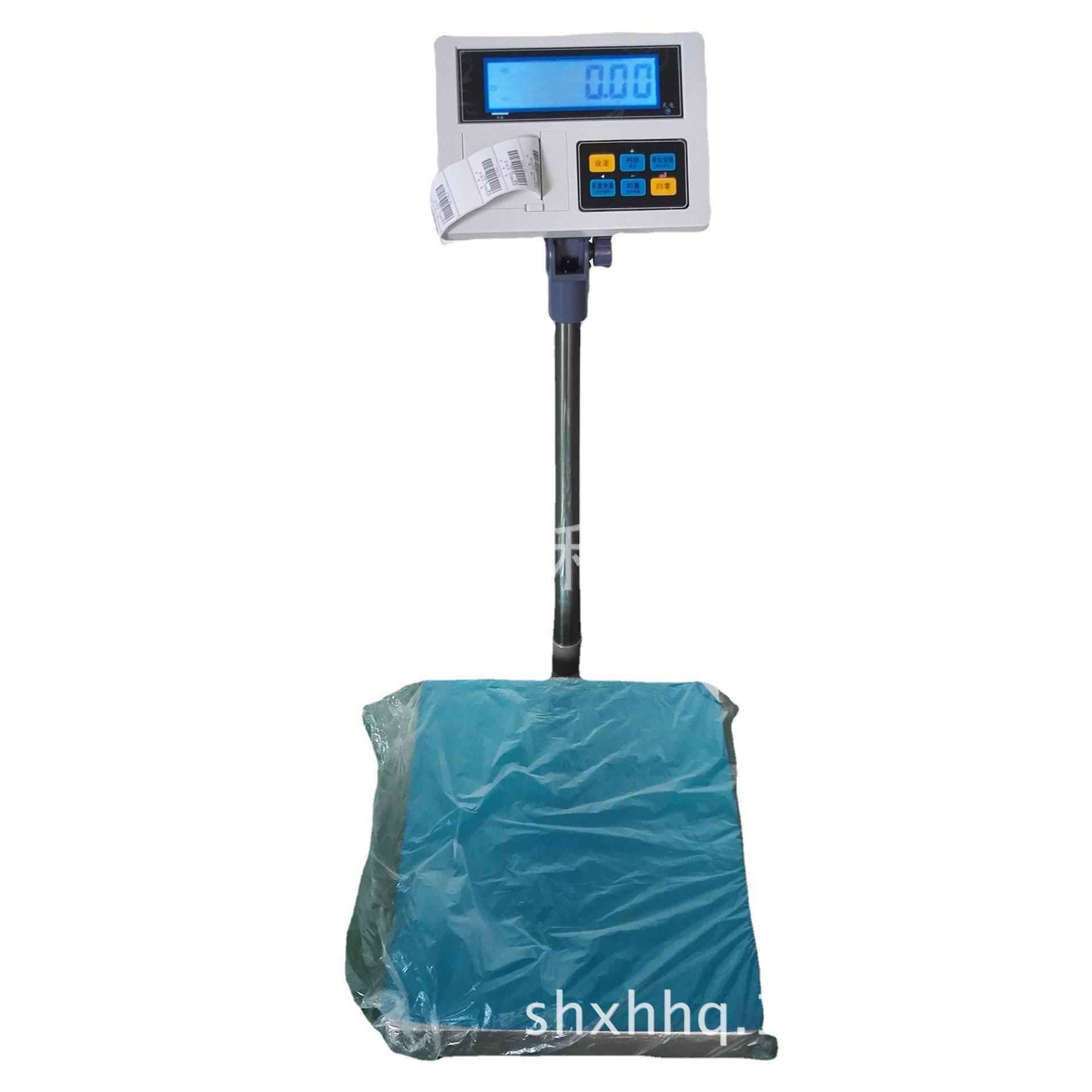 带打印功能电子台秤 内置/外接热敏不干胶标签打印电子秤台秤