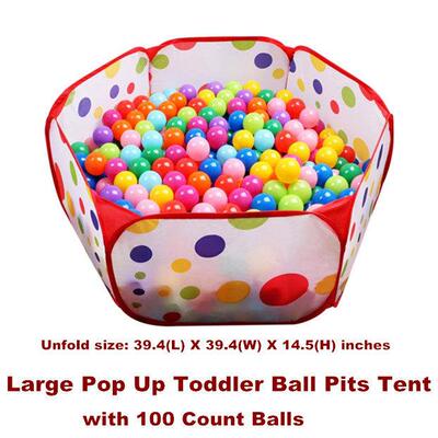 Kids Ball Pit Pop Up Toddler Ball Pits Tent Baby Playpen