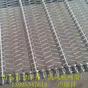 供应不锈钢人字形网带挡板式链条式网带设计制定输送机传送网带