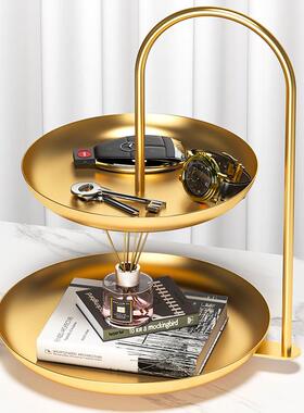 玄关放钥匙托 托盘进门门口鞋柜置物架轻奢摆件家居饰品神器装饰