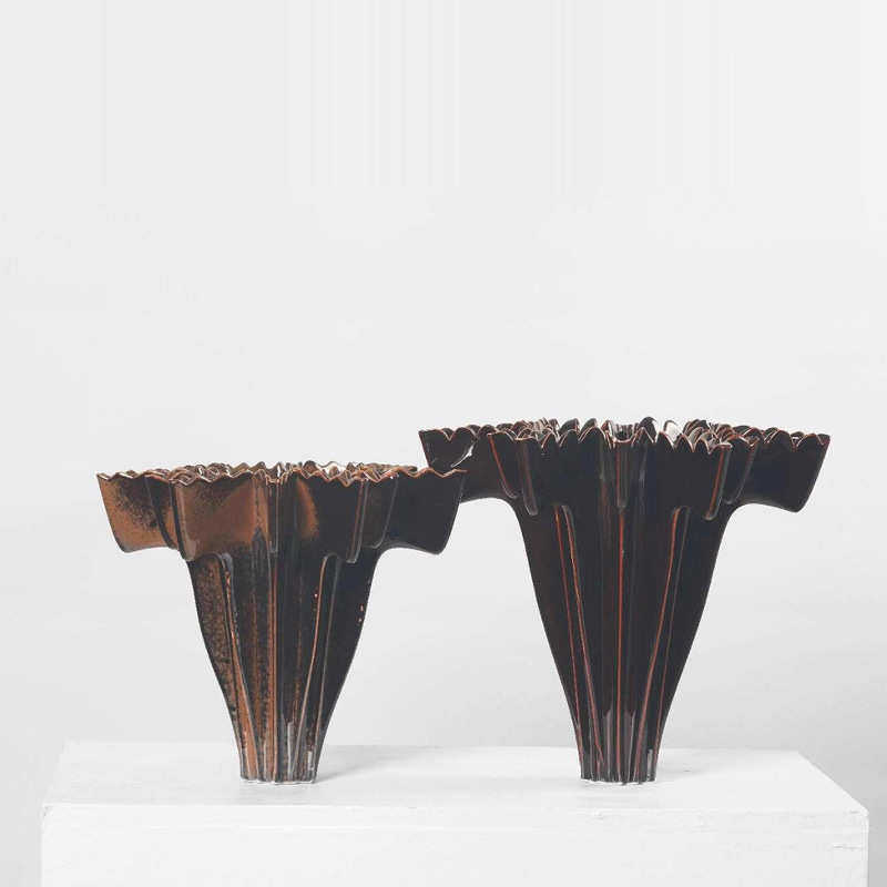 中古侘寂风艺术琥珀陶瓷花瓶客厅玄关样板间创意桌面花器饰品摆件,家居饰品,花瓶,淘宝优惠券,粉丝福利购,淘宝优惠卷