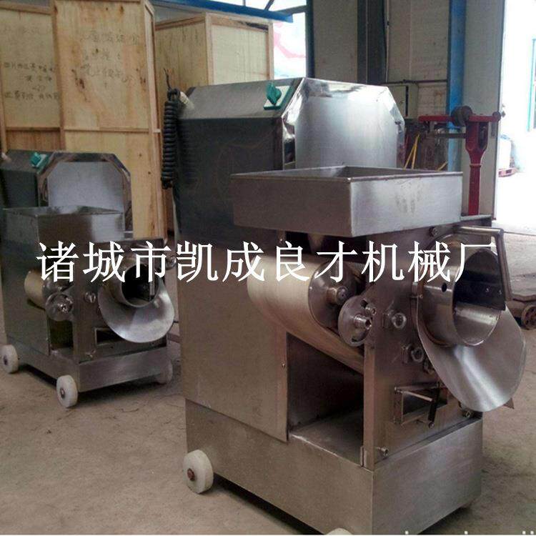 山东鱼类加工设备鱼糜提取机鱼肉采肉机鱼骨鱼刺剔除机