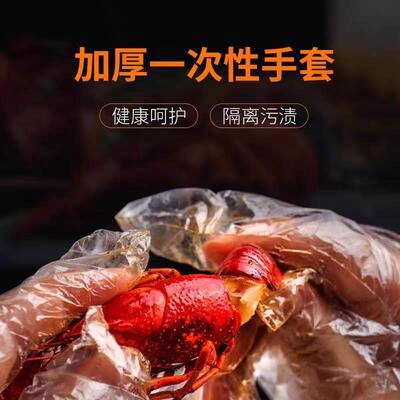 Disposable gloves outdoor camping catering food hand mask