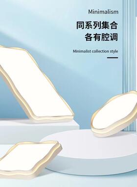 现代简约客厅主灯2026新款奶油风花朵吸顶灯led超亮全屋