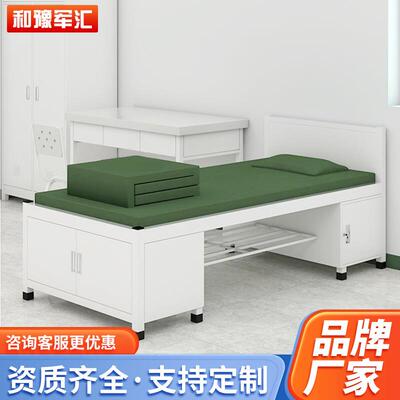 武床钢制单层床拘留所监室床监舍单层铁床劳改所看守所