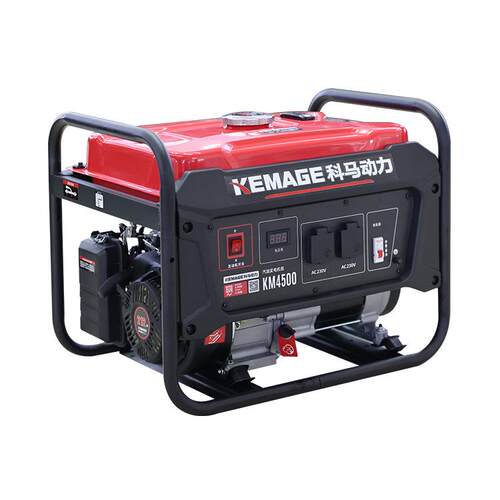科马KM45006595汽油发电机3000W220V家用小型户外商用工地3KW