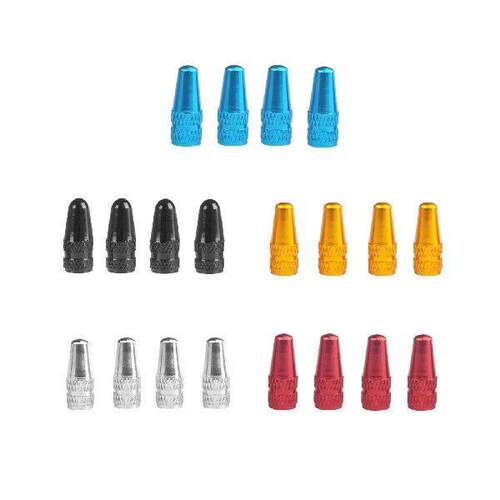 4x Bicycle Air Tire Valve Caps Aluminum Alloy Wheel Dust