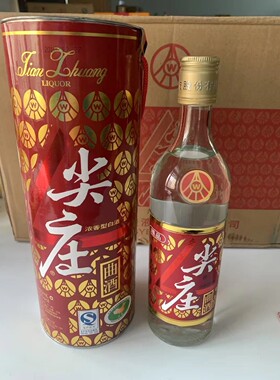 【一箱12瓶】2011年52度圆筒尖庄曲酒 500ml浓香型白酒 四川名酒