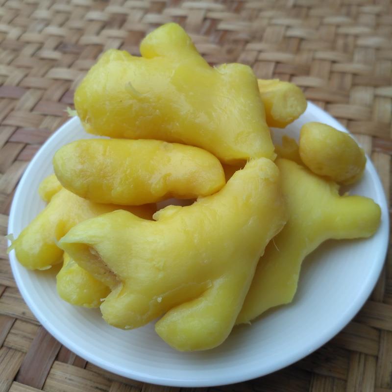湖南益阳特产湿甜辣姜白黄姜坨块砣白玉姜休闲零食小吃500克