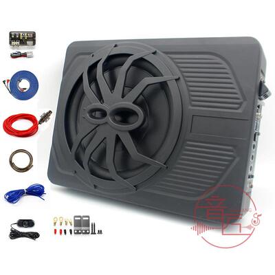 10寸蛛汽车音响大功功放有蜘小源率音HHA箱钢炮车载低音炮七彩