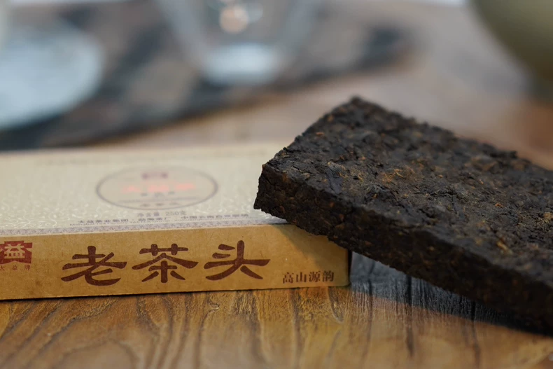 普洱熟茶大益2011年老茶頭磚 250克 高香正品 普洱茶 BUASHOP普洱老茶