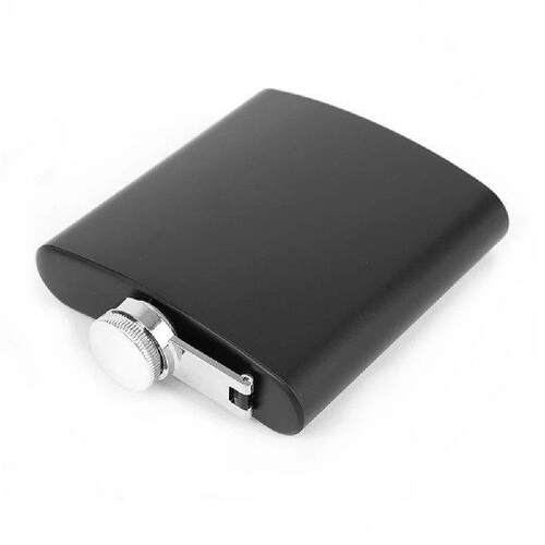 8oz Portable Flagon Matte Mini Stainless Steel Hip Flask